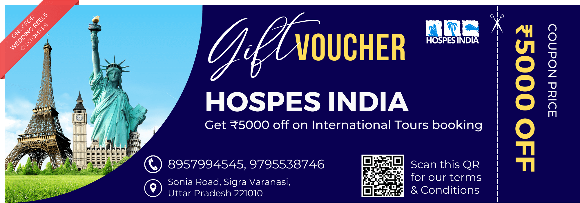 Hospes India International Coupon